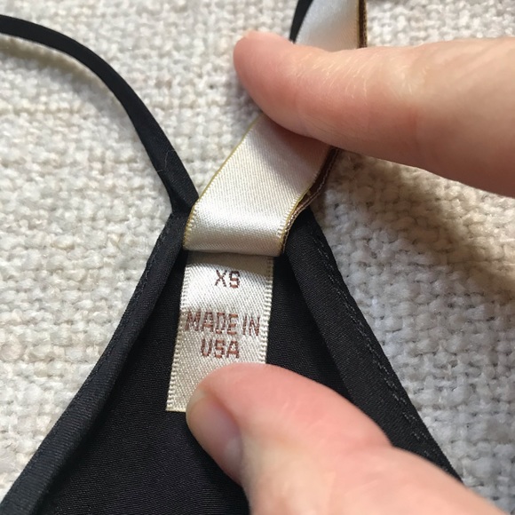 Rory Becca Black Silk Wrap Mini Dress XS - Picture 4 of 8